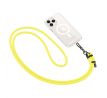 POPRUH PŘES RAMENO/ŠŇŮRKA NA TELEFON TECH-PROTECT C1S ROPE CROSSBODY STRAP NEON YELLOW/BLACK