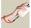 POPRUH NA RUKU/ŠŇŮRKA NA TELEFON TECH-PROTECT C3S ROPE WRIST STRAP NEON ORANGE/BLACK