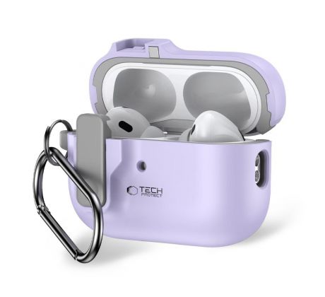 POUZDRO TECH-PROTECT SLIM HOOK APPLE AirPODS PRO 1 / 2 LAVENDER