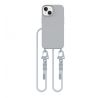 KRYT SE ŠŇŮRKOU/POPRUH NA RAMENO/CEZ TĚLO TECH-PROTECT MAGNECKLACE MAGSAFE iPhone 15 CRAYON GREY