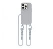 KRYT SE ŠŇŮRKOU/POPRUH NA RAMENO/CEZ TĚLO TECH-PROTECT MAGNECKLACE MAGSAFE iPhone 14 Pro CRAYON GREY