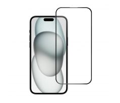 Ochranné tvrzené  sklo -  iPhone 15 Plus/16 Plus 5D Full Cover cerný