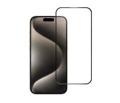 Ochranné tvrzené  sklo -  iPhone 15 Pro 5GD Full Cover cerný