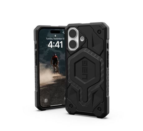 Case (UAG) Urban Armor Gear Monarch  iPhone 16 carbon fiber