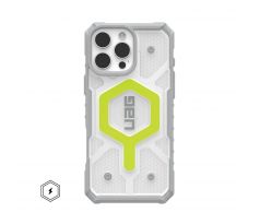 Case (UAG) Urban Armor Gear Pathfinder Clear s MagSafe  iPhone 16 Pro Max active neon