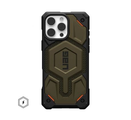 Case (UAG) Urban Armor Gear Monarch Pro  iPhone 16 Pro Max kevlar zelený