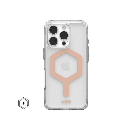 Case (UAG) Urban Armor Gear Plyo s MagSafe  iPhone 16 Pro ice / rose zlatý