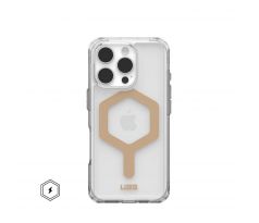 Case (UAG) Urban Armor Gear Plyo s MagSafe  iPhone 16 Pro ice / zlatý