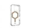 Case (UAG) Urban Armor Gear Plyo s MagSafe  iPhone 16 Pro ice / zlatý