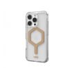 Case (UAG) Urban Armor Gear Plyo s MagSafe  iPhone 16 Pro ice / zlatý