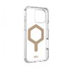 Case (UAG) Urban Armor Gear Plyo s MagSafe  iPhone 16 Pro Max ice / zlatý