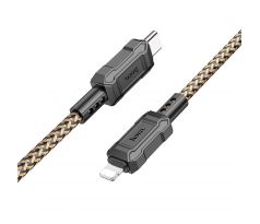 HOCO cable Type C to Lightning PD 2,4A 20W X94 1 m zlatý