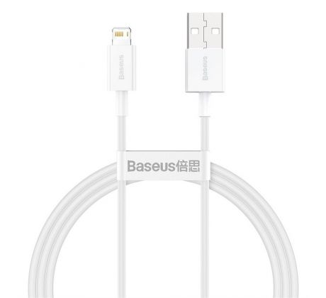 BASEUS cable USB A to Lightning 2,4A Superior CALYS-A02 1 m bílý