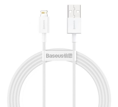 BASEUS cable USB A to Lightning 2,4A Superior CALYS-B02 1,5 m bílý