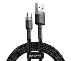 BASEUS cable USB A to Lightning 2,4A Cafule CAMKLF-BG1 0,5 m cerný šedý