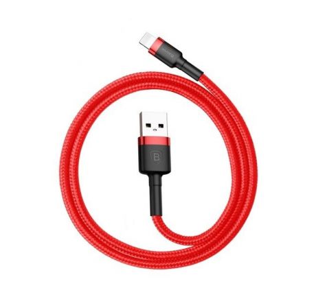 BASEUS cable USB A to Lightning 2,4A Cafule CALKLF-A09 0,5 m cervený cerný