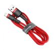 BASEUS cable USB A to Lightning 2,4A Cafule CALKLF-A09 0,5 m cervený cerný