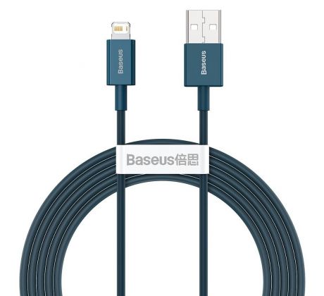 BASEUS cable USB A to Lightning 2,4A Superior CALYS-C03 2 m modrý