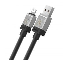 BASEUS cable USB A to Lightning 2,4A Coolplay CAKW000501 2 m cerný