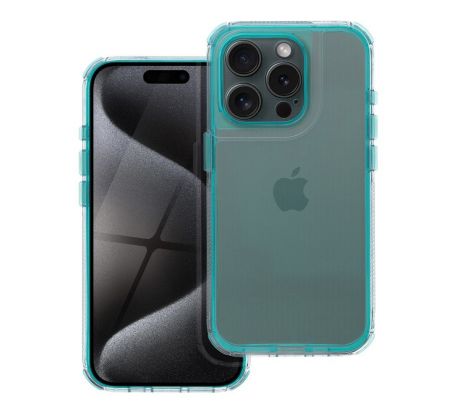 MATRIX CLEAR Case  iPhone 11 slabomodrý tyrkysový mentolový