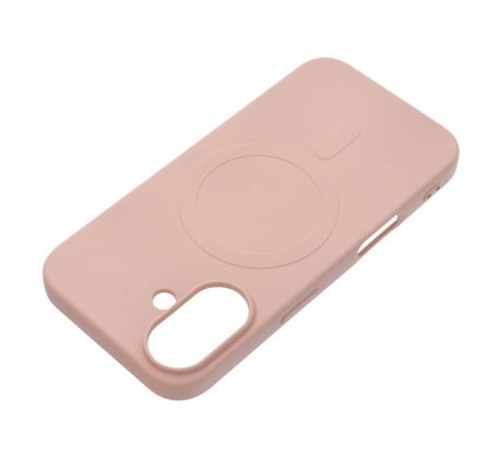 SILICONE MAG COVER (big hole)  s MagSafe  iPhone 16 Pro ružový