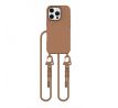 KRYT SE ŠŇŮRKOU/POPRUH NA TĚLO TECH-PROTECT MAGNECKLACE MAGSAFE iPhone 16 Pro CHOCOLATE BROWN