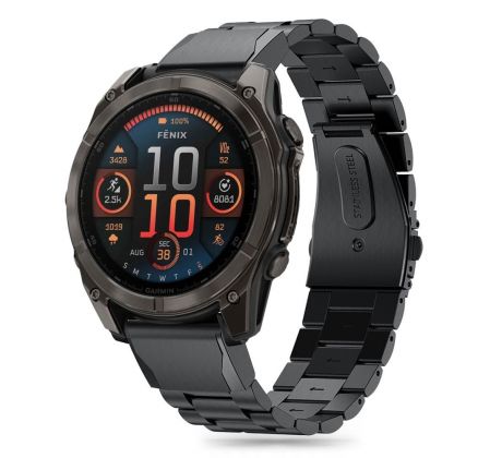 ŘEMÍNEK TECH-PROTECT STAINLESS GARMIN FENIX 5X / 5X Plus / 6X / 6X PRO / 7X / 8 (51 mm) BLACK