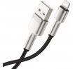 BASEUS cable USB A to Lightning 2,4A Cafule Metal 1 m cerný