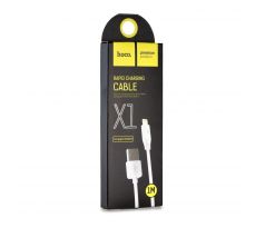 HOCO cable USB A to Lightning 2,1A X1 1 m bílý