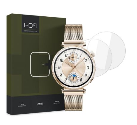 2KS V BALENÍ, SET 2 OCHRANNÝCH SKEL HOFI GLASS PRO+ 2-PACK HUAWEI WATCH GT 5 (41 mm) CLEAR