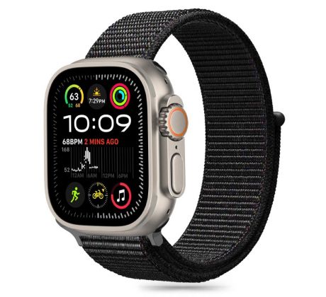 ŘEMÍNEK TECH-PROTECT NYLON APPLE WATCH 6 / 7 / 8 / 9 / 10 / SE (40 / 41 / 42 mm) BLACK