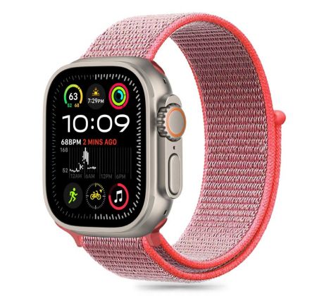 ŘEMÍNEK TECH-PROTECT NYLON APPLE WATCH 6 / 7 / 8 / 9 / 10 / SE (40 / 41 / 42 mm) HOT PINK