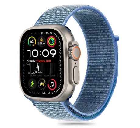 ŘEMÍNEK TECH-PROTECT NYLON APPLE WATCH 6 / 7 / 8 / 9 / 10 / SE (40 / 41 / 42 mm) BABY BLUE