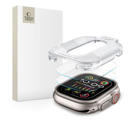 2KS V BALENÍ, SET 2 OCHRANNÝCH SKEL TECH-PROTECT SUPREME SET 2-PACK APPLE WATCH ULTRA 1 / 2 (49 mm) CLEAR