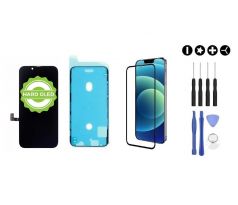 MULTIPACK - HARD OLED displej pro iPhone 13 Pro + screen adhesive (lepka pod displej) + 3D ochranné sklo + sada nářadí