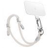 ŠŇŮRKA NA RUKU/PŘES RAMENO SPIGEN UNIVERSAL STRAP SET CROSSBODY & WRIST PEARL WHITE