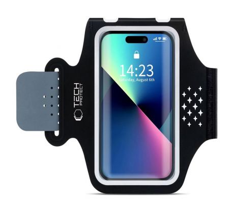 FITNESS DRŽÁK NA RUKU TECH-PROTECT M5 UNIVERSAL SPORT ARMBAND BLACK