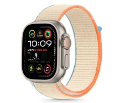 ŘEMÍNEK TECH-PROTECT NYLON APPLE WATCH 6 / 7 / 8 / 9 / 10 / SE (40 / 41 / 42 mm) CREAM