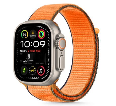 ŘEMÍNEK TECH-PROTECT NYLON APPLE WATCH 6 / 7 / 8 / 9 / 10 / SE (40 / 41 / 42 mm) KUMQUAT