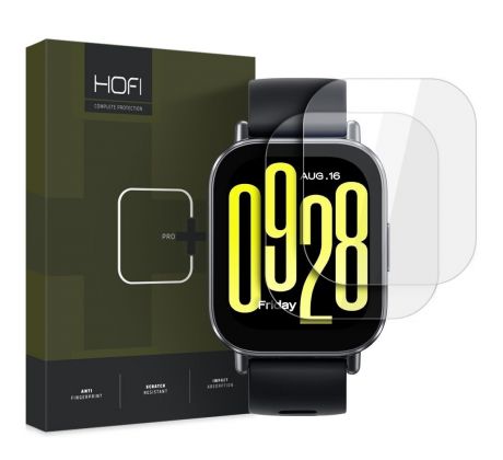 2KS V BALENÍ, SET 2 OCHRANNÝCH SKEL HOFI GLASS PRO+ 2-PACK XIAOMI REDMI WATCH 5 ACTIVE CLEAR