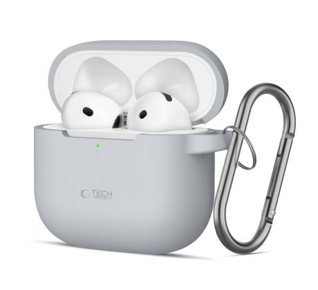 KRYT TECH-PROTECT SILICONE HOOK APPLE AirPODS 4 CRAYON GREY