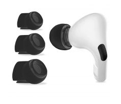 NÁHRADNÍ ŠTUPLY DO UŠÍ TECH-PROTECT EAR TIPS 3-PACK APPLE AirPODS PRO 1 / 2 BLACK