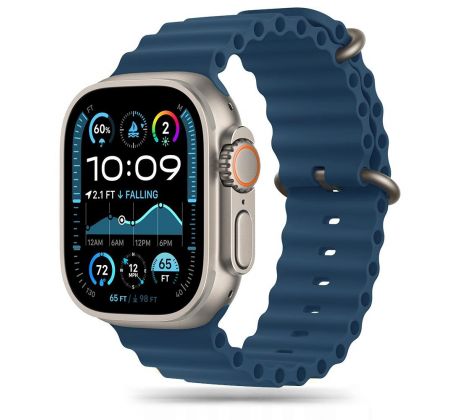 ŘEMÍNEK TECH-PROTECT ICONBAND PRO APPLE WATCH 6 / 7 / 8 / 9 / 10 / SE / ULTRA 1 / 2 (44 / 45 / 46 / 49 mm) ABYSS BLUE