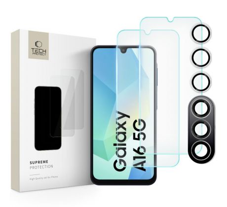 OCHRANNÉ TVRZENÉ SKLO TECH-PROTECT SUPREME SET SAMSUNG GALAXY A16 4G / 5G CLEAR