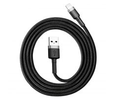 BASEUS cable USB A to Lightning 2.4A Cafule CALKLF-BG1 1 m cerný šedý