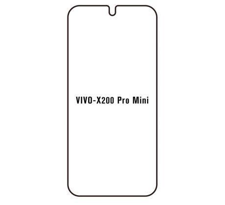 Hydrogel - ochranná fólie - Vivo X200 Pro Mini (case friendly) 