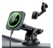 DRŽÁK DO AUTA ESR HALOLOCK MAGNETIC MAGSAFE DASHBOARD CAR MOUNT WIRELESS CHARGER QI2 15W BLACK