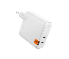 SÍŤOVÁ NABÍJEČKA NA MOBIL A TABLET SPIGEN ARCSTATION PRO GAN-1402 2-PORT NETWORK CHARGER 140W WHITE