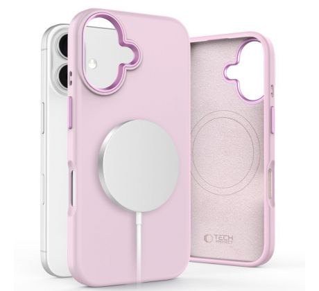 KRYT TECH-PROTECT SILICONE PURE MAGSAFE iPhone 16 PINK PEARL