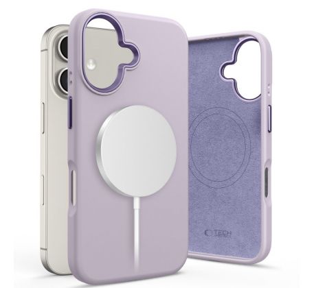 KRYT TECH-PROTECT SILICONE PURE MAGSAFE iPhone 16 MAUVE